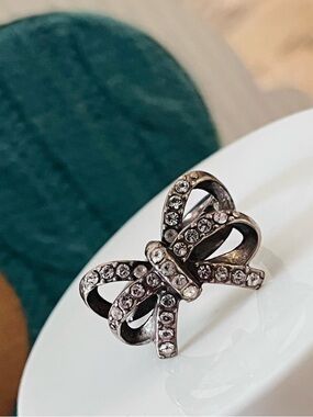 Silver Pandora Bow Ring